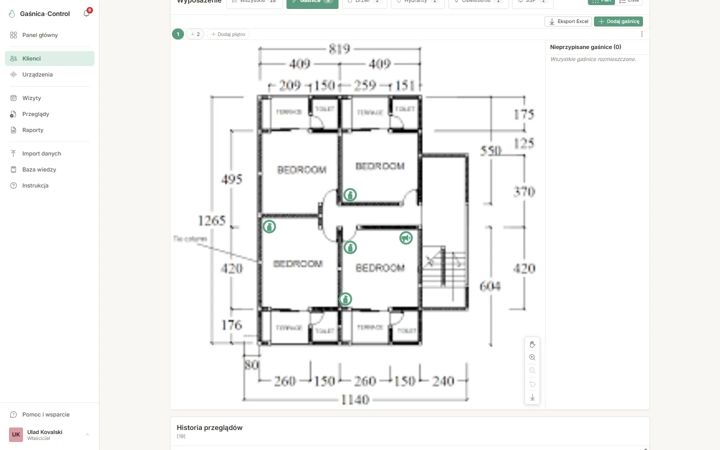 Plan obiektu